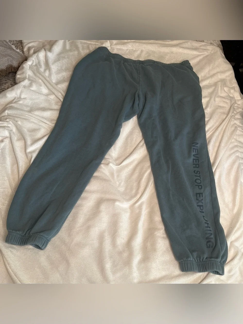 The North Face Never Stop Exploring Jogger Blue LogoFleece XXL Casual Streerwear